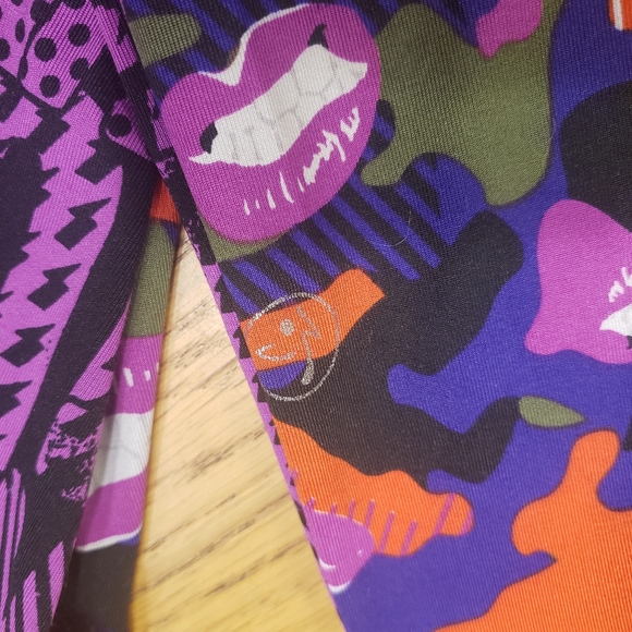 Xs zumba color block two tone compression leggings - Picture 6 of 6